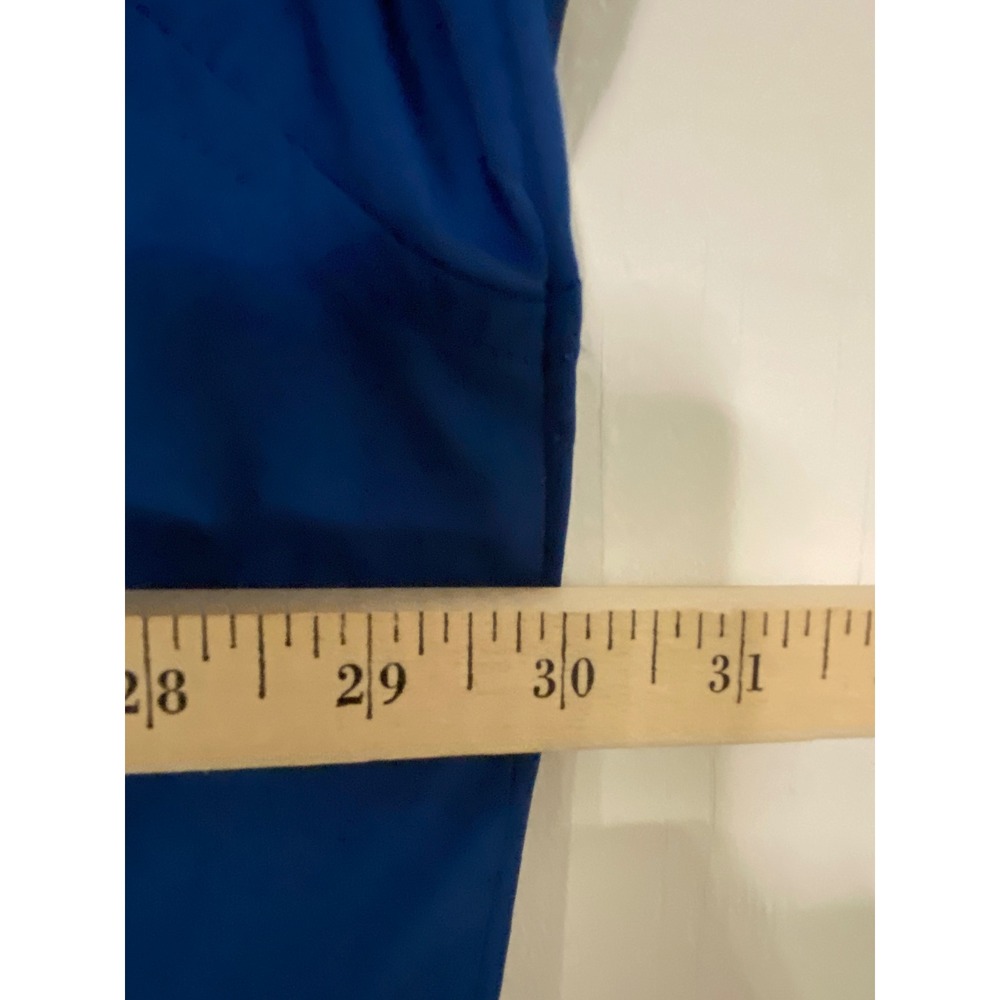 Adidas Mens 3XL Windbreaker Jacket Blue Full Zip Mesh Lined 3 Stripe Track Coat - Picture 9 of 16